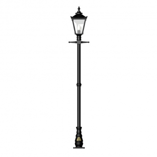 HD HARTE BLACK CAST IRON OUTDOOR POST