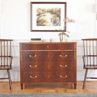 Refined Rib Sconce in Ebony Resin and Soft Brass with Silk Shade_2