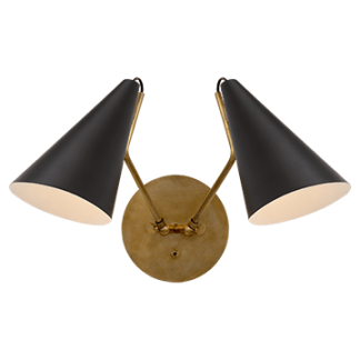 ART ARN 2059HAB-BLK-EU CLEMENTE DOUBLE SCONCE