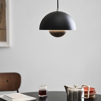 flowerpot-vp2-pendant-matt-black
