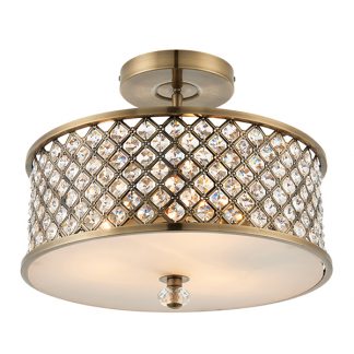 EL 70558 HUDSON 3LT SEMI FLUSH