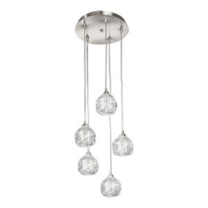 FL 2301 TIERNEY 5LT PENDANT