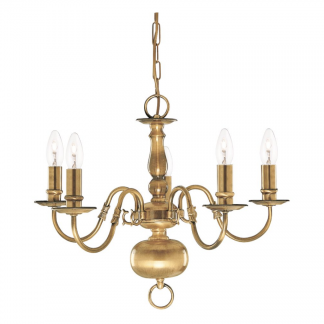 SH 1019-5 FLEMISH 5LT CHANDELIER