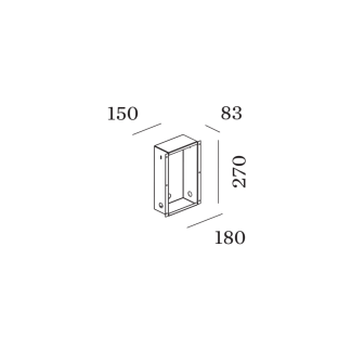 WD 90012032 RECESSED HOUSING