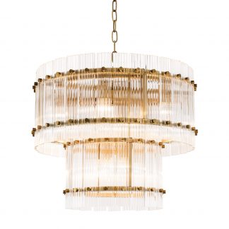 EI 112228 CHANDELIER RUBY SMALL