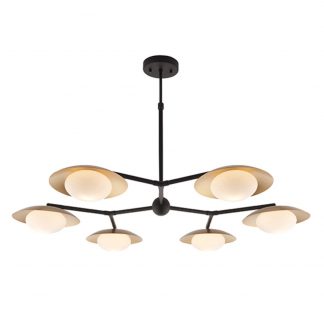 EL XL GOLD & BRONZE DISH PEND