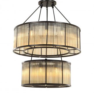 EI 109638 BERNARDI CHANDELIER TWO TIER
