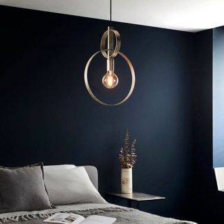 double-hoop-silver-leaf-single-pendant-4