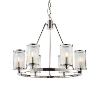 EL 74128 EASTON 6LT CHANDELIER