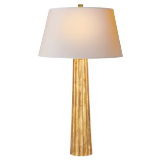ART CHA 8906 FLUTED TABLE LAMP INCL SHADE