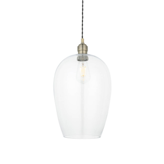 EL CLEAR GLASS LARGE PENDANT