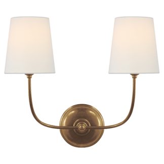ART TOB 2008 VENDOME DOUBLE SCONCE INCL SHADE