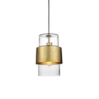 EL BRASS HAMMERED DISC PENDANT