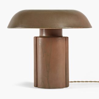 SRX B1924009-700 BROWN OLIVER TABLE LAMP