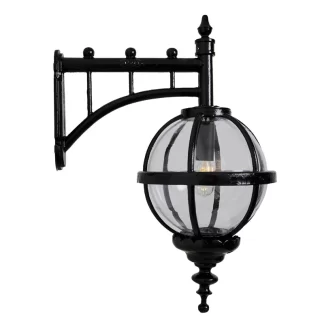 HD H245 VICTORIAN DOWNTURNED GLOBE WALL LIGHT 0.7M