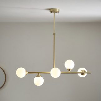Satin-brushed-gold-linear-pendant-with-gloss-white-glass-02
